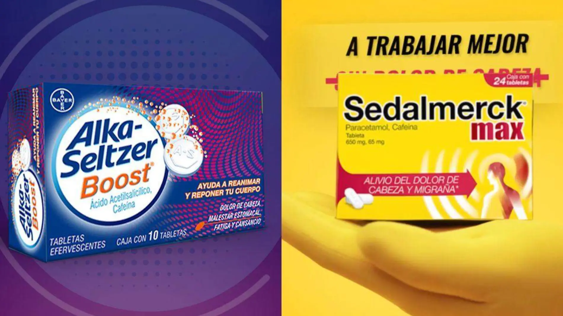 Alka Seltzer y Sedalmerk